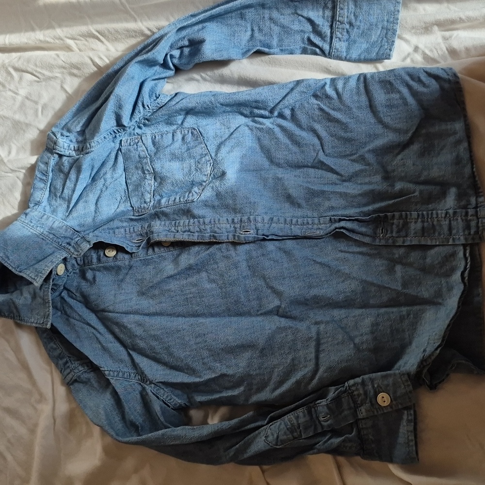 Denim gap button down